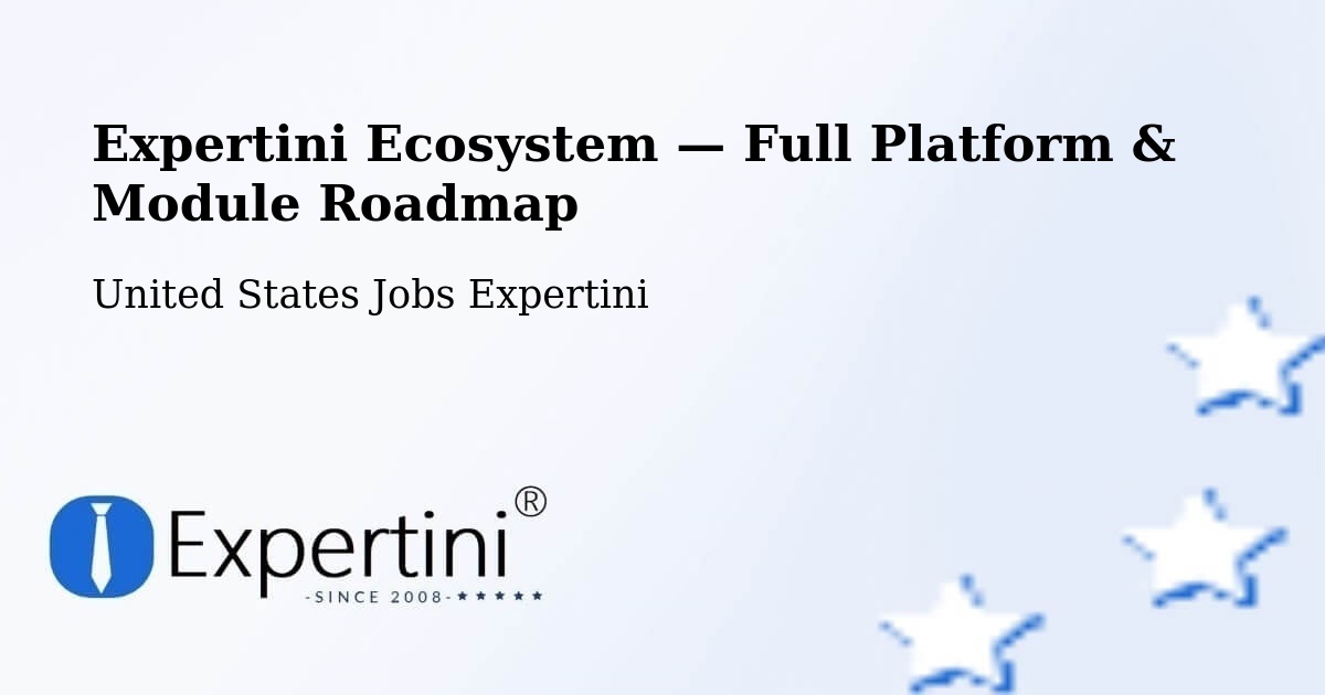 Expertini Ecosystem — Full Platform & Module Roadmap – Fate